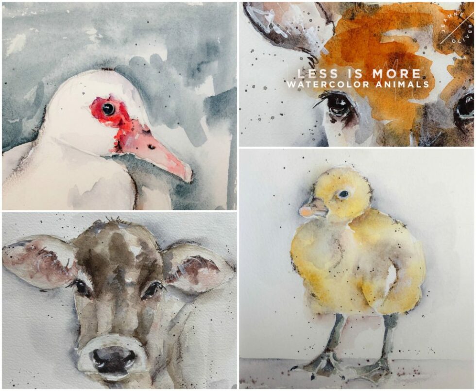 Less is More | Watercolor Animals with Lexi Grenzer - Jeanne Oliver